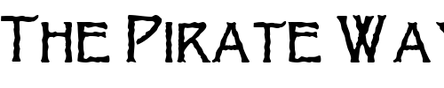 Font : Jagged-Light 2 Custom Text : The Pirate Way Test your own text here Click to download or to view this font on a tshirt that can be custom printed in Bali